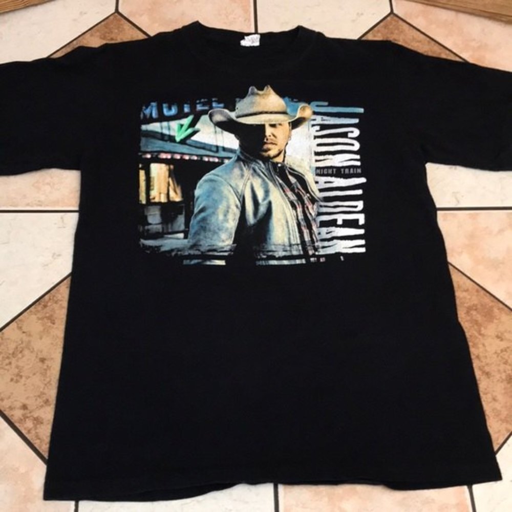 Jason aldean the night train tour concert T-shirt